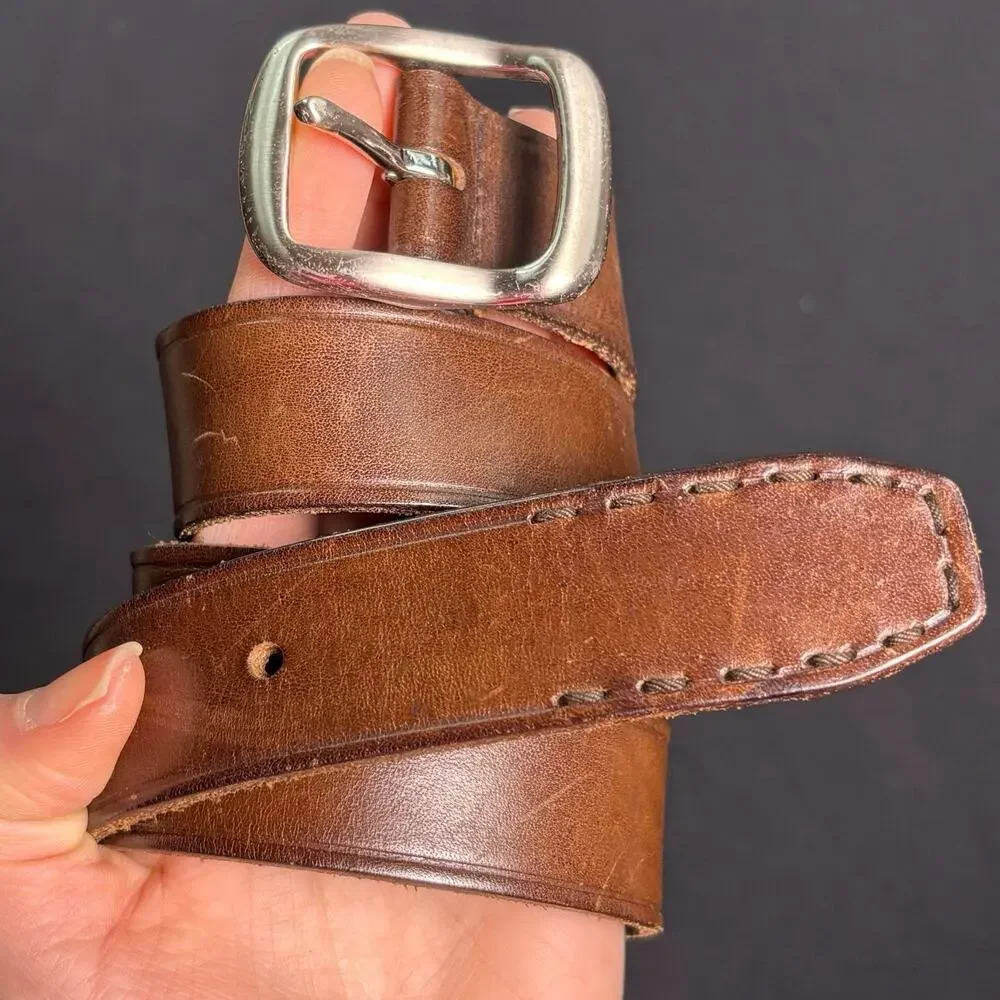 Brown & Silver Classic Men’s Belt